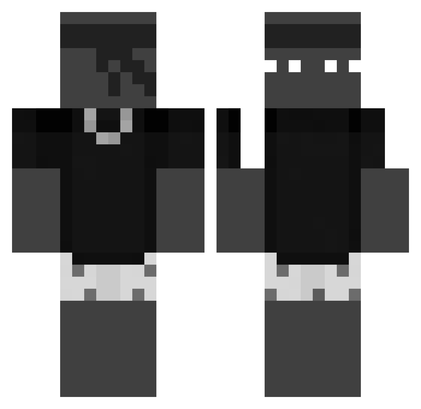 zimtzieg Minecraft skin, front and back view