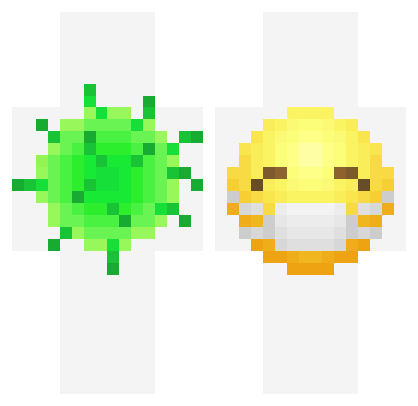 HighT Minecraft skin, front and back view