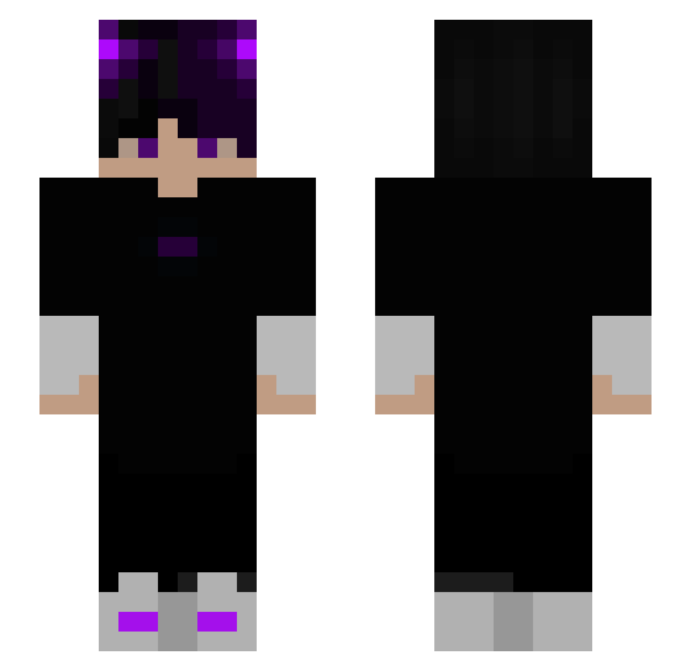 agony_tag Minecraft skin, front and back view