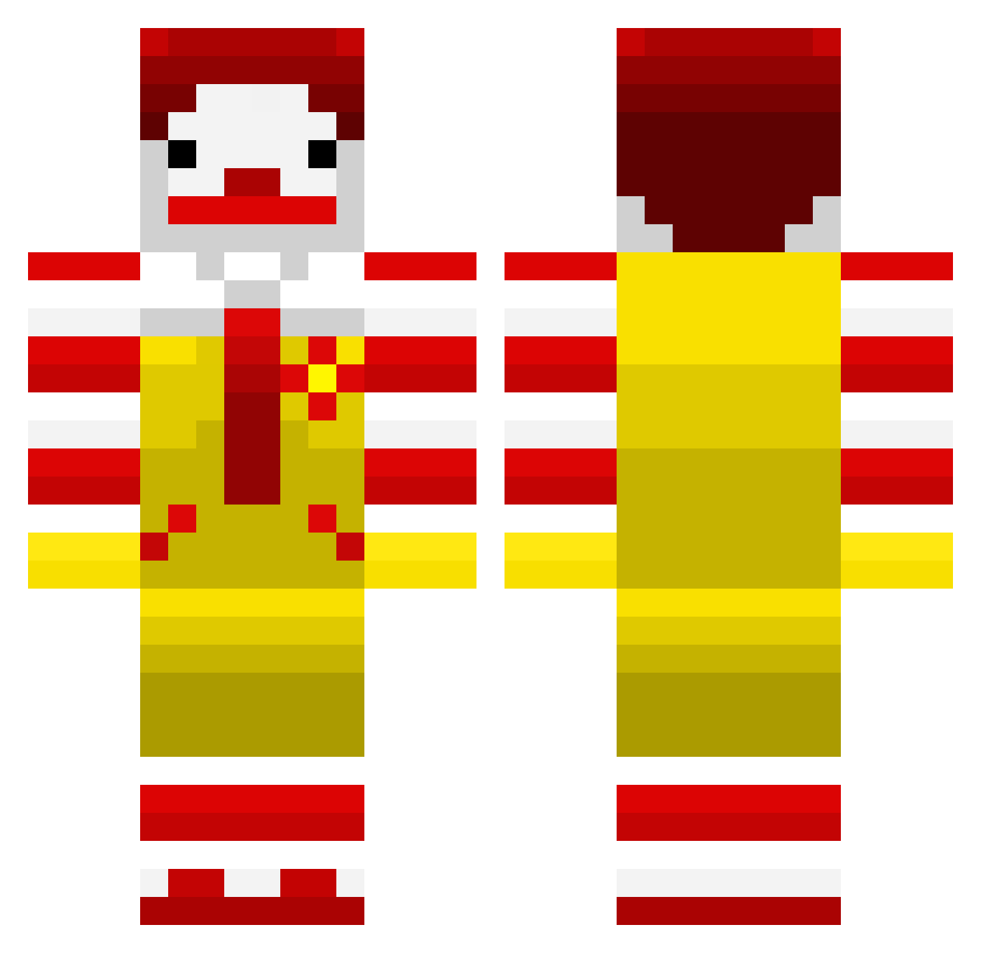 EthanMoy21 Minecraft skin, front and back view