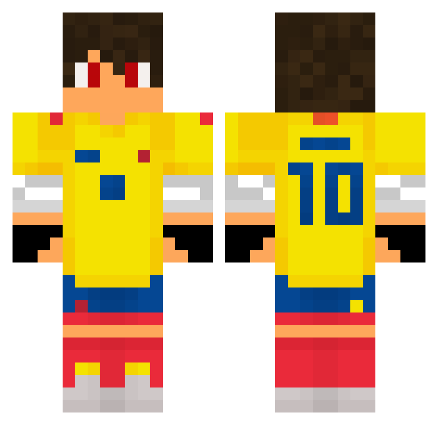 Johannes_Keppler Minecraft skin, front and back view
