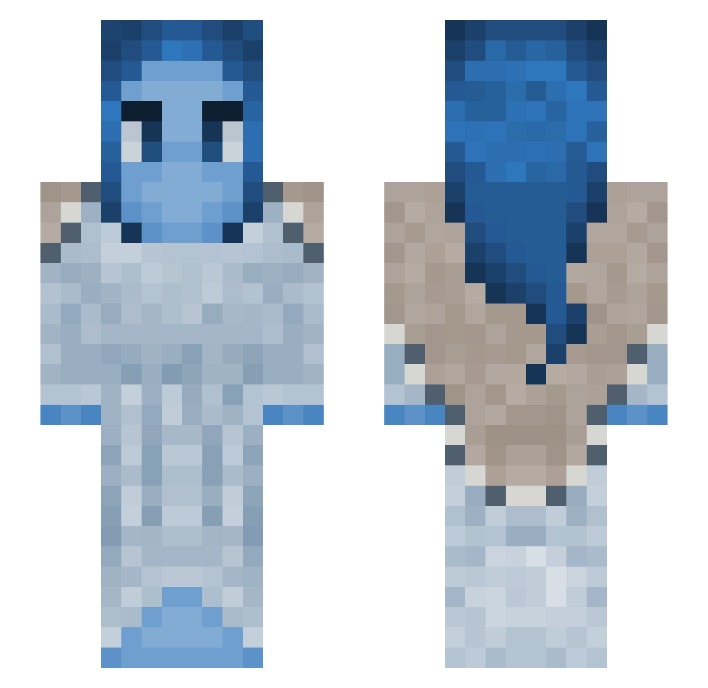 the_mask78 Minecraft skin, front and back view