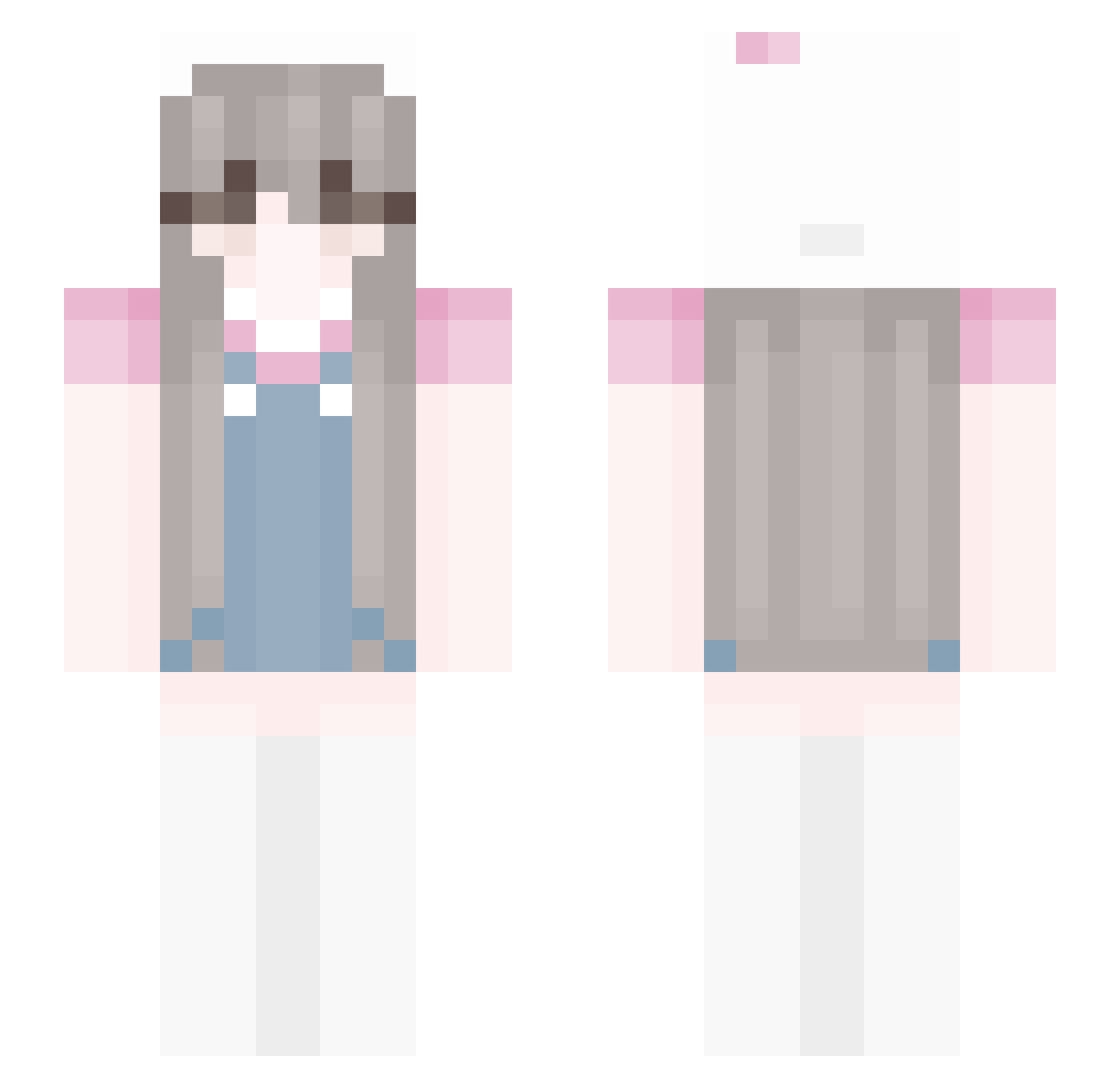 bibiay_ Minecraft skin, front and back view