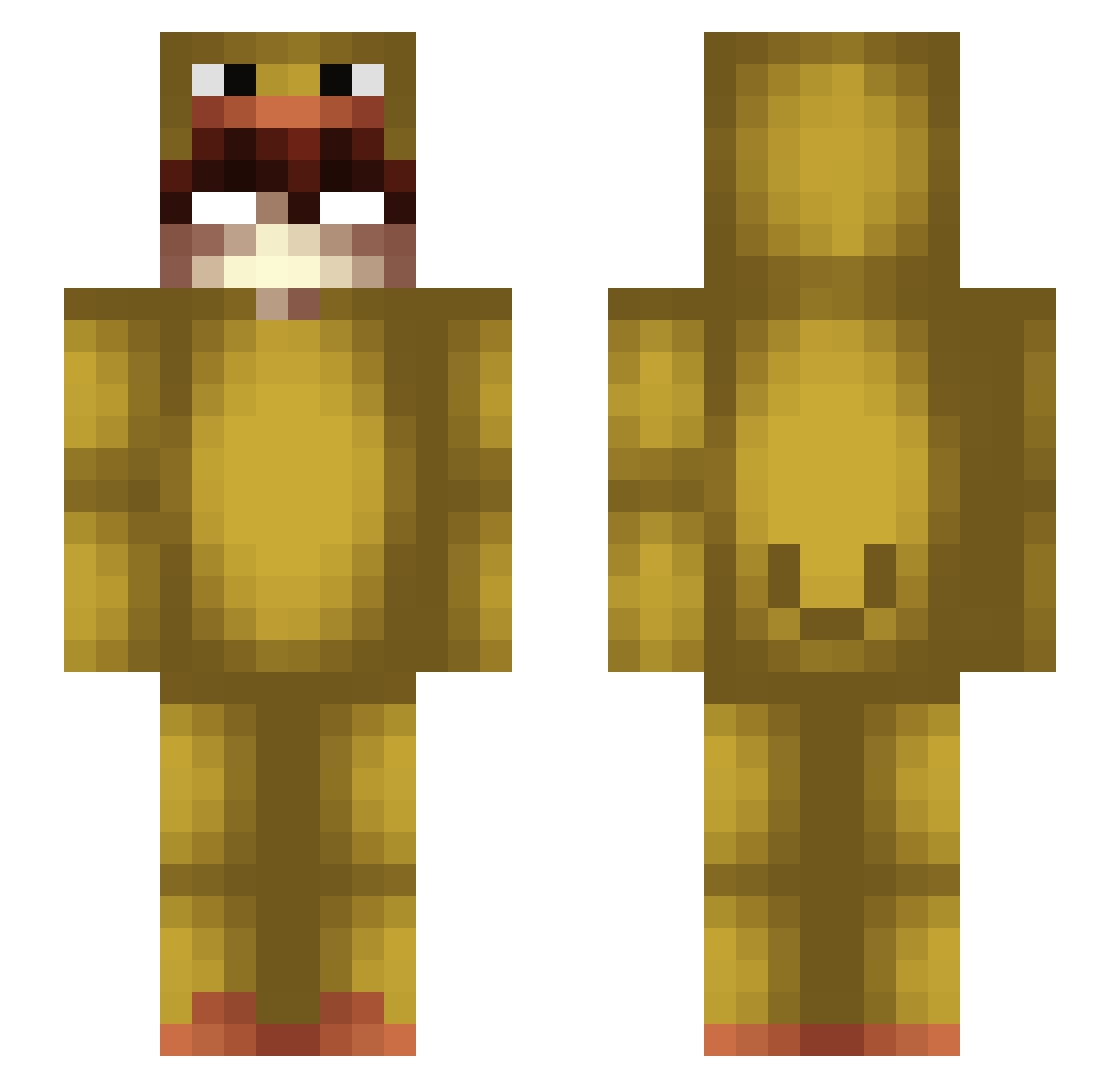 _Spectra__850 Minecraft skin, front and back view