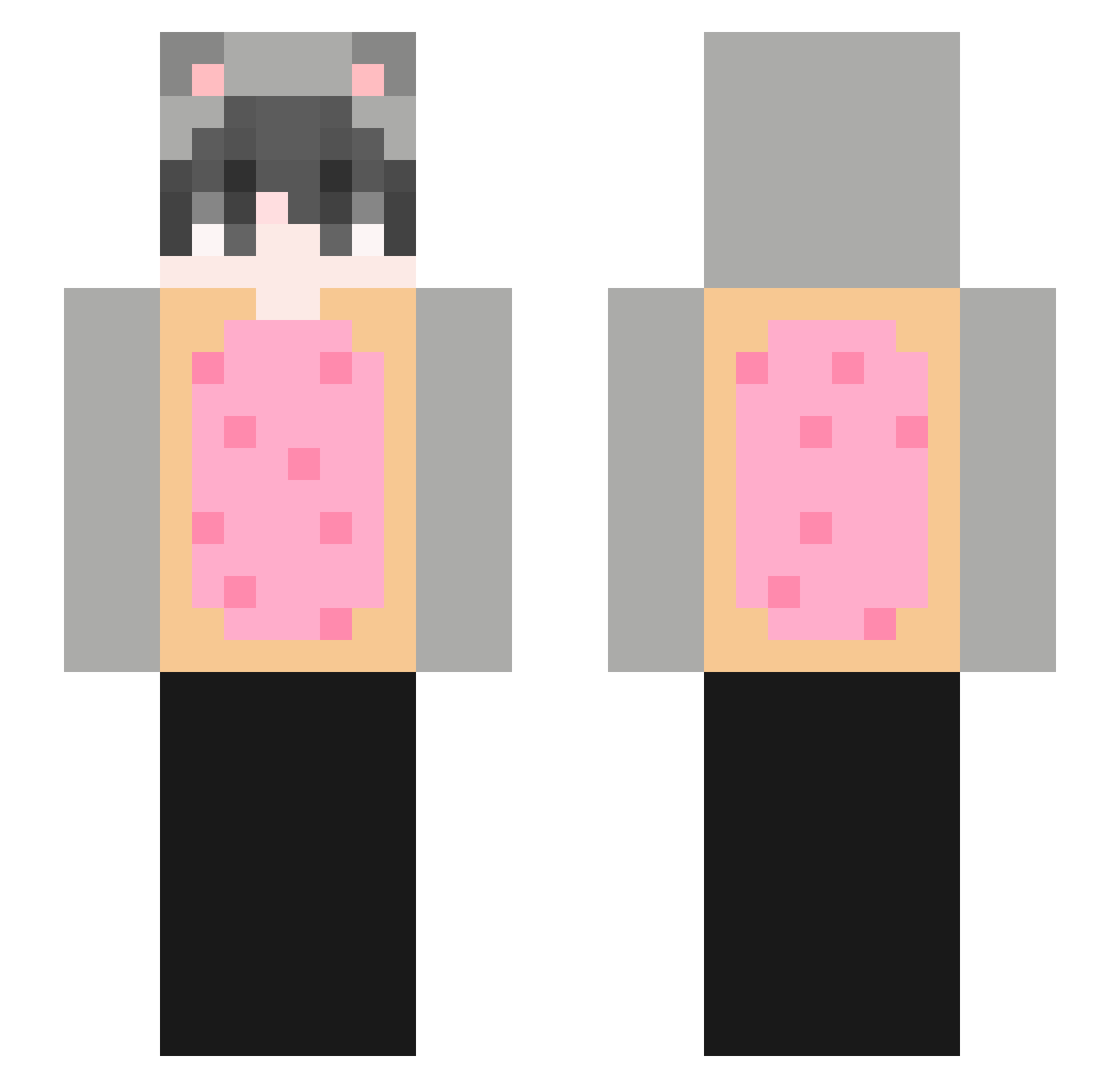 noahwato Minecraft skin, front and back view