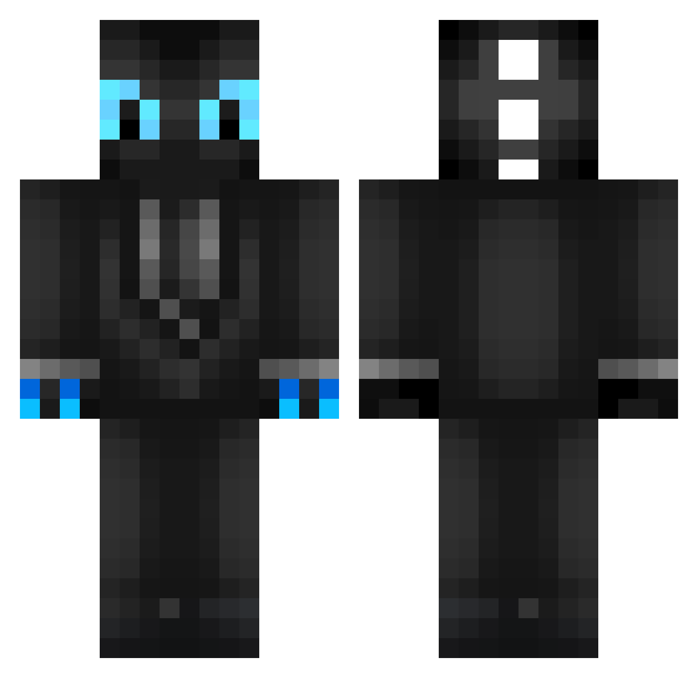 _Zack0_ Minecraft skin, front and back view