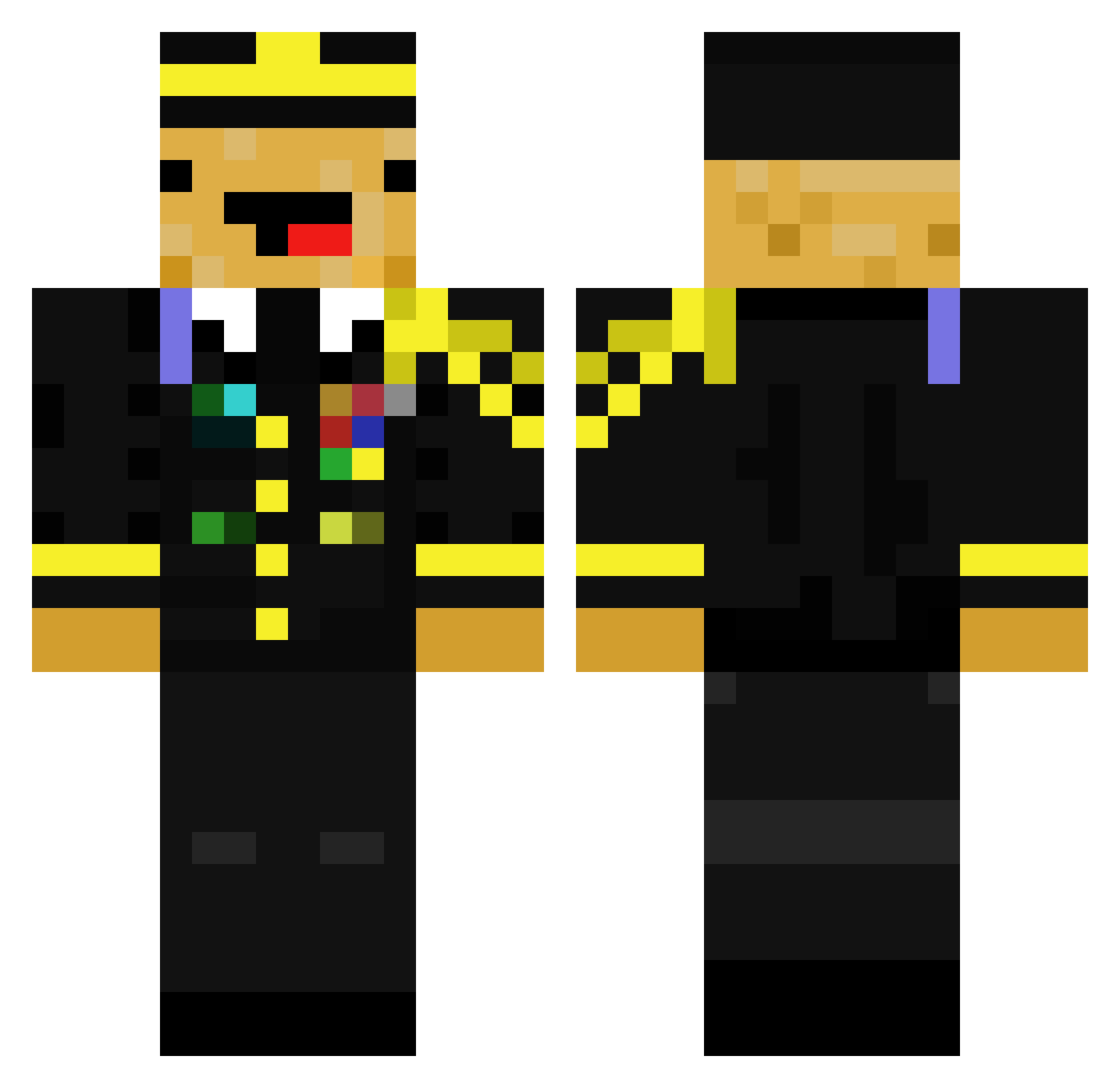 GeneralPotatoYT_ Minecraft skin, front and back view