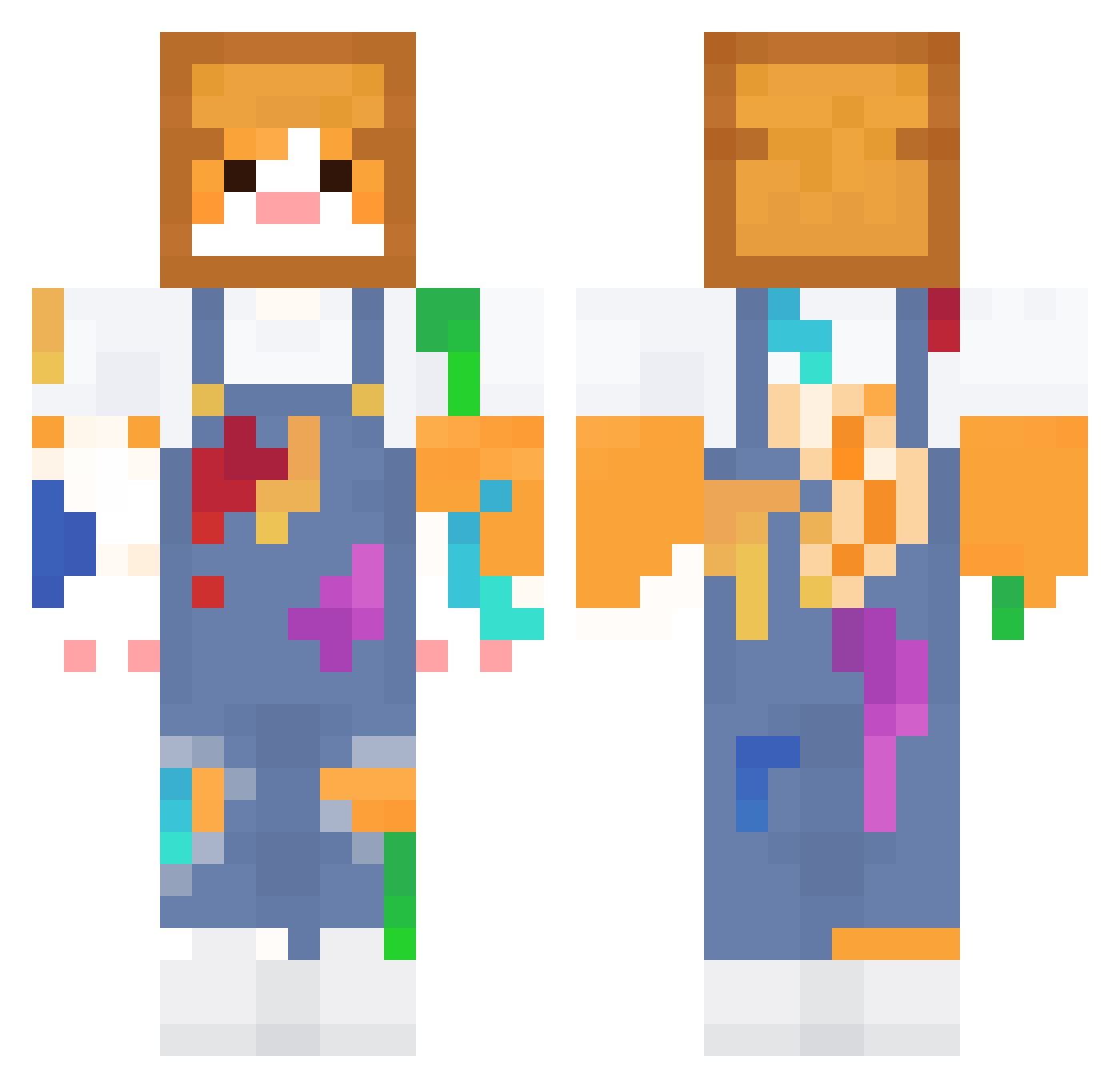 so0o_ Minecraft skin, front and back view