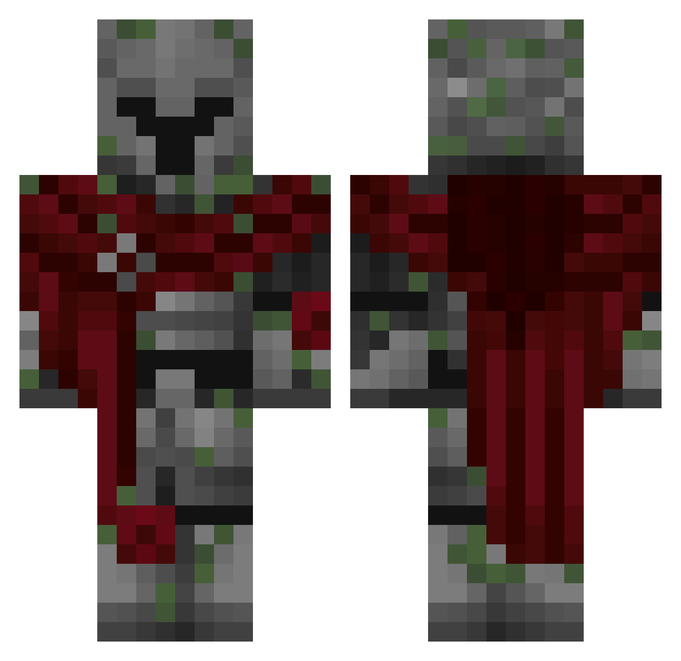 Deriumm_ Minecraft skin, front and back view