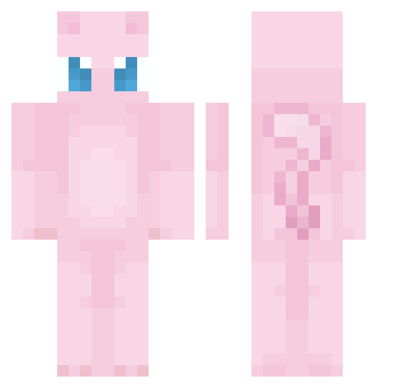 cocarin Minecraft skin, front and back view