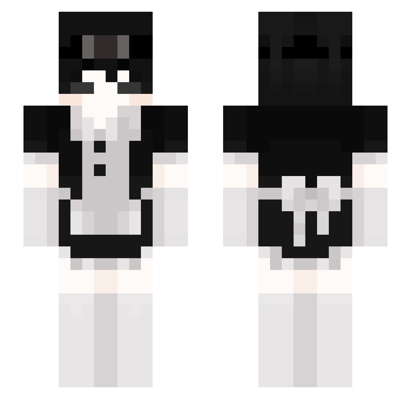 dj_hulemand Minecraft skin, front and back view