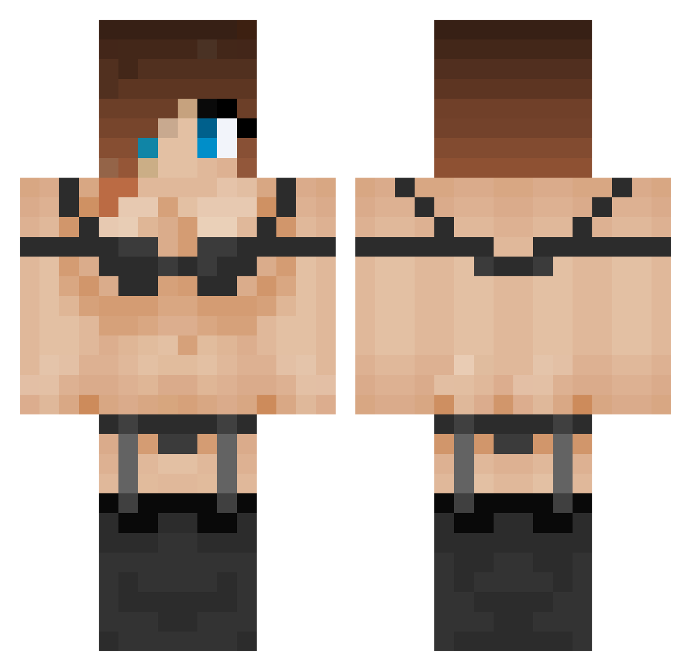 _SeZaR_ Minecraft skin, front and back view