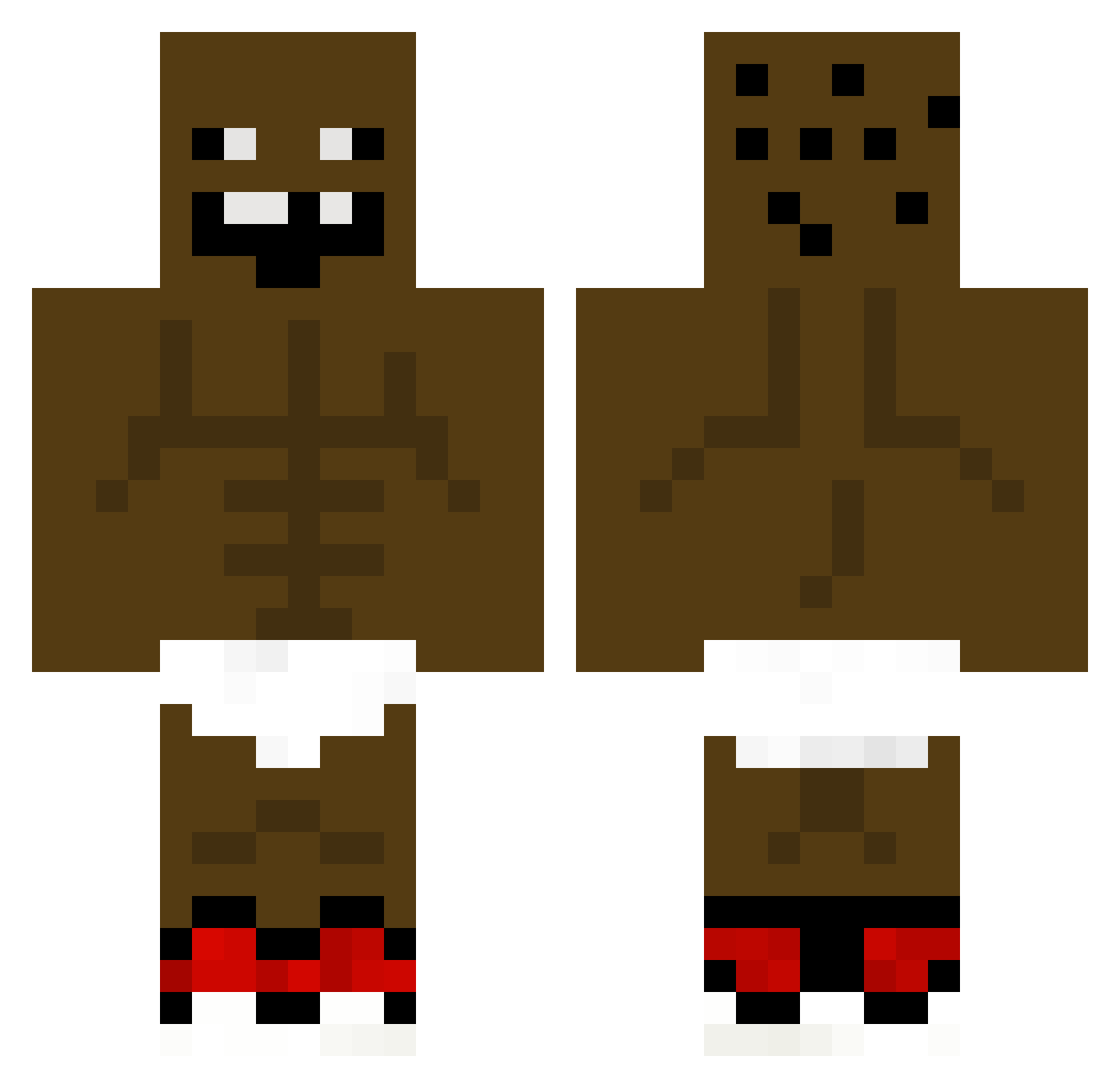 TriWSs Minecraft skin, front and back view