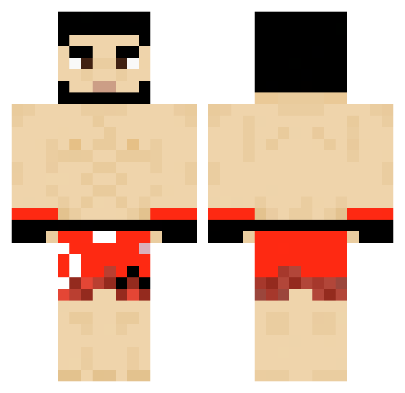 matteo12_ Minecraft skin, front and back view