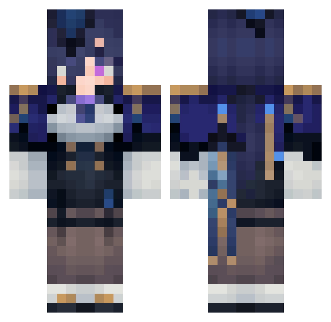 MatisesXDD Minecraft skin, front and back view