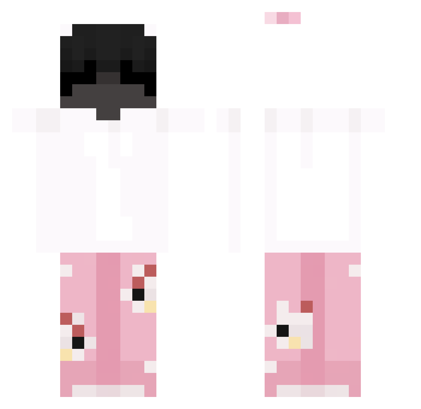 _prissm_ Minecraft skin, front and back view