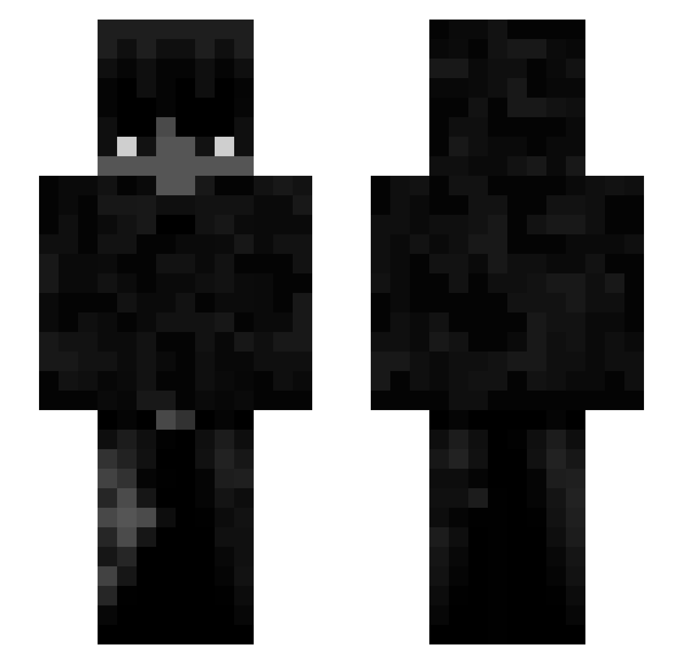 Patv_ Minecraft skin, front and back view