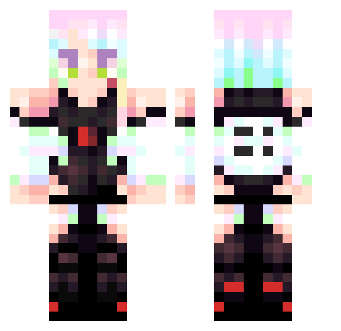 IngHelio__ Minecraft skin, front and back view