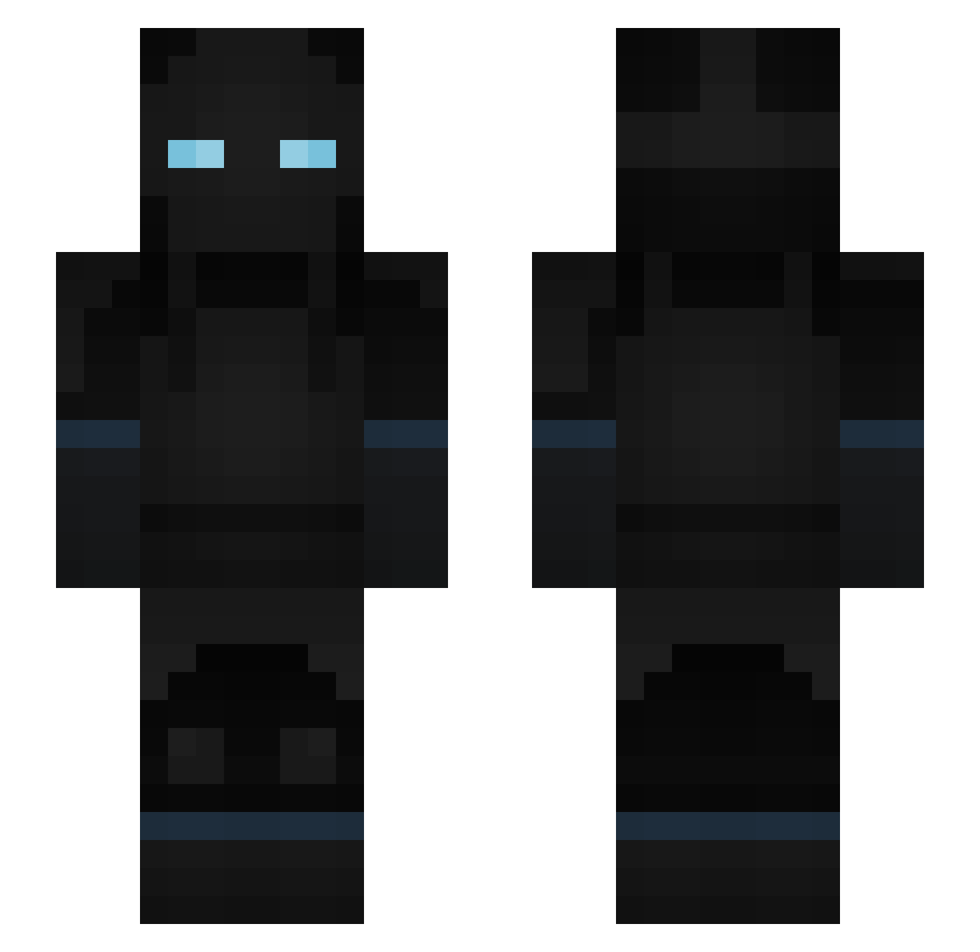 4302 Minecraft skin, front and back view