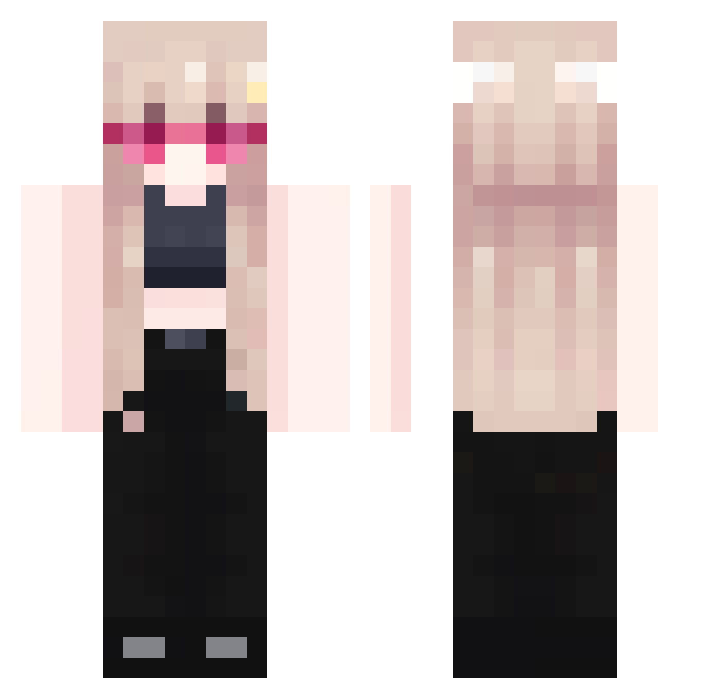 malmijal12 Minecraft skin, front and back view