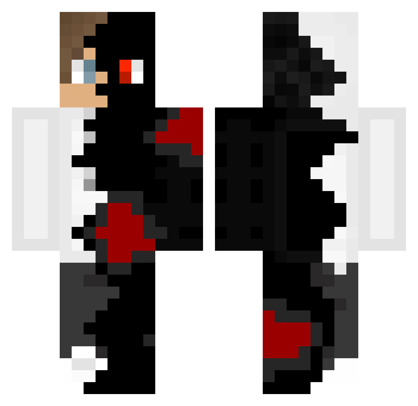 RektByWallie_ Minecraft skin, front and back view