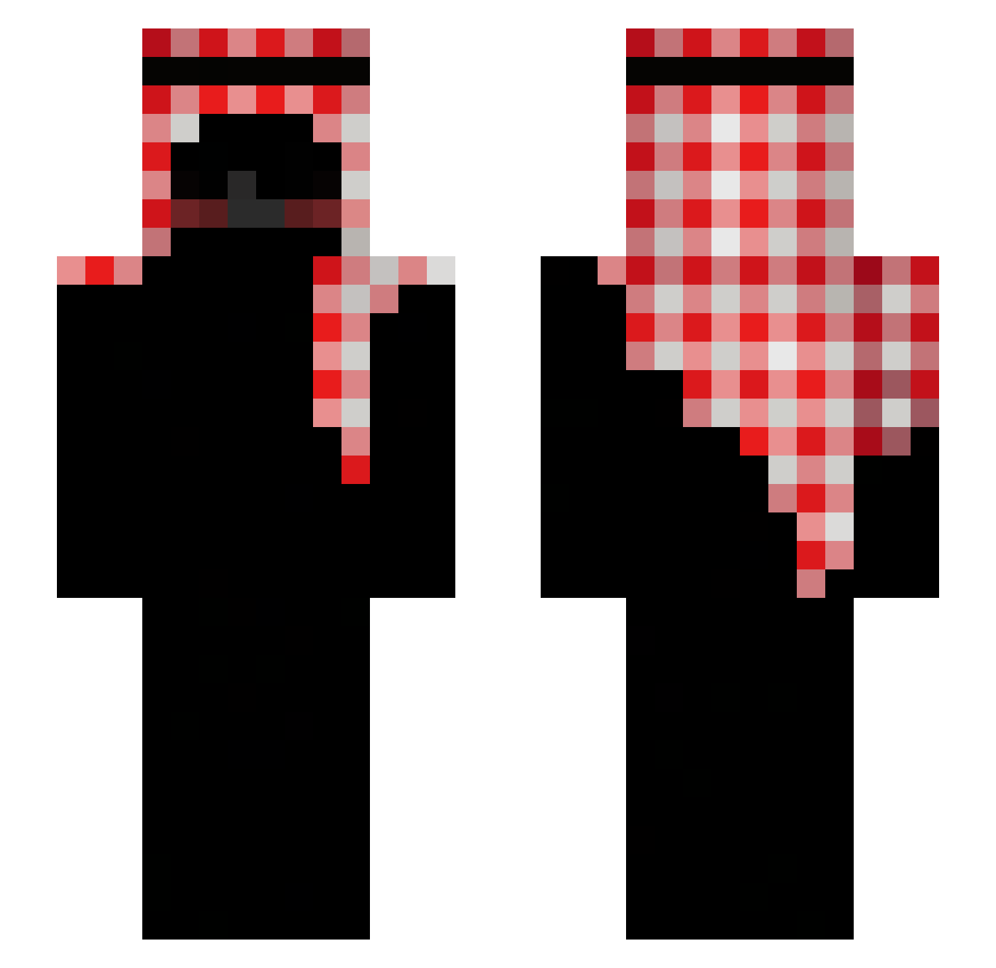 Vladko0007 Minecraft skin, front and back view