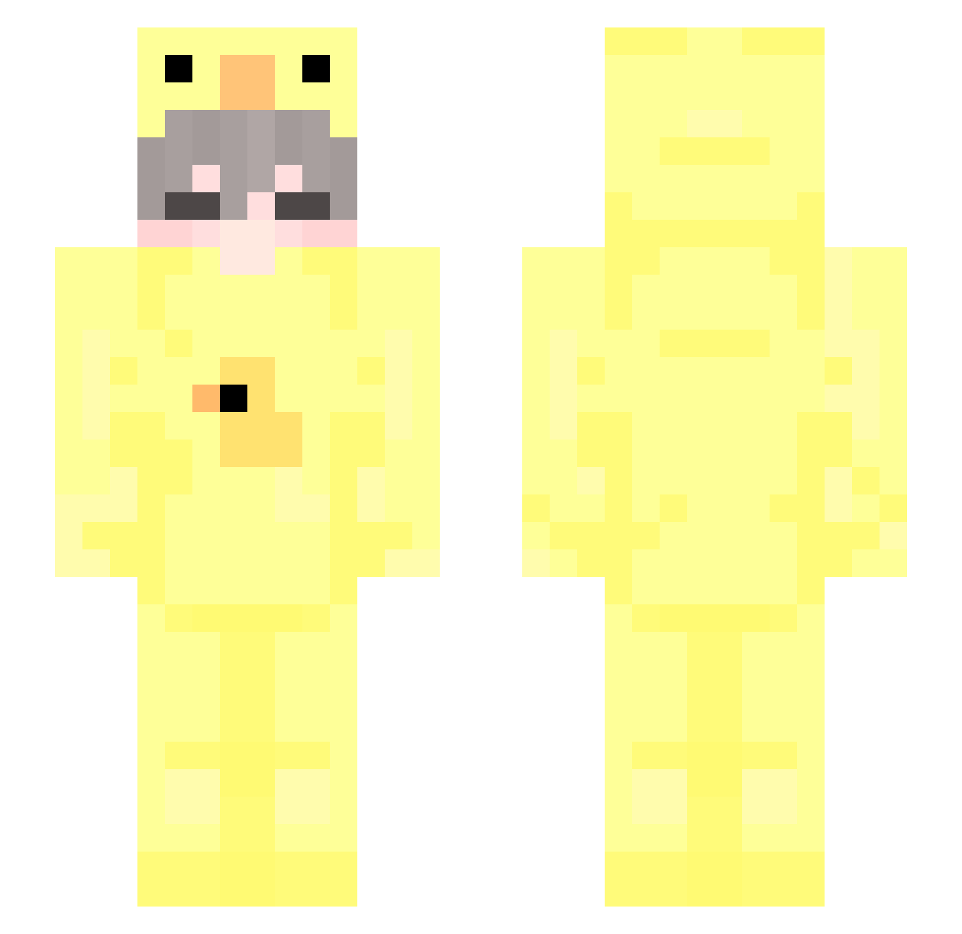 Theoop_ Minecraft skin, front and back view