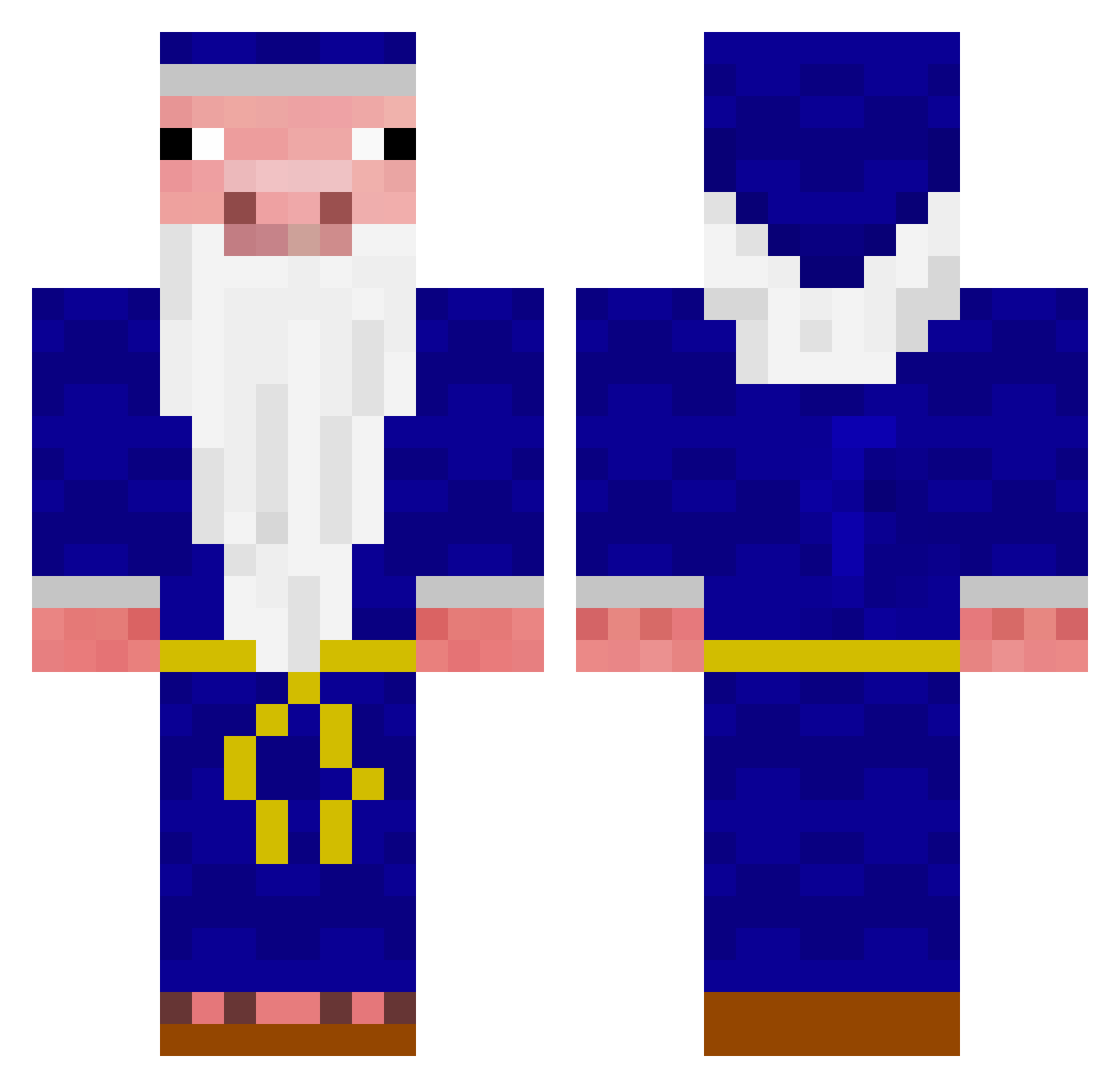 Theusdrs7 Minecraft skin, front and back view