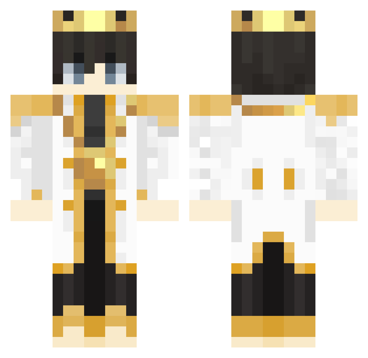 Igorex193 Minecraft skin, front and back view