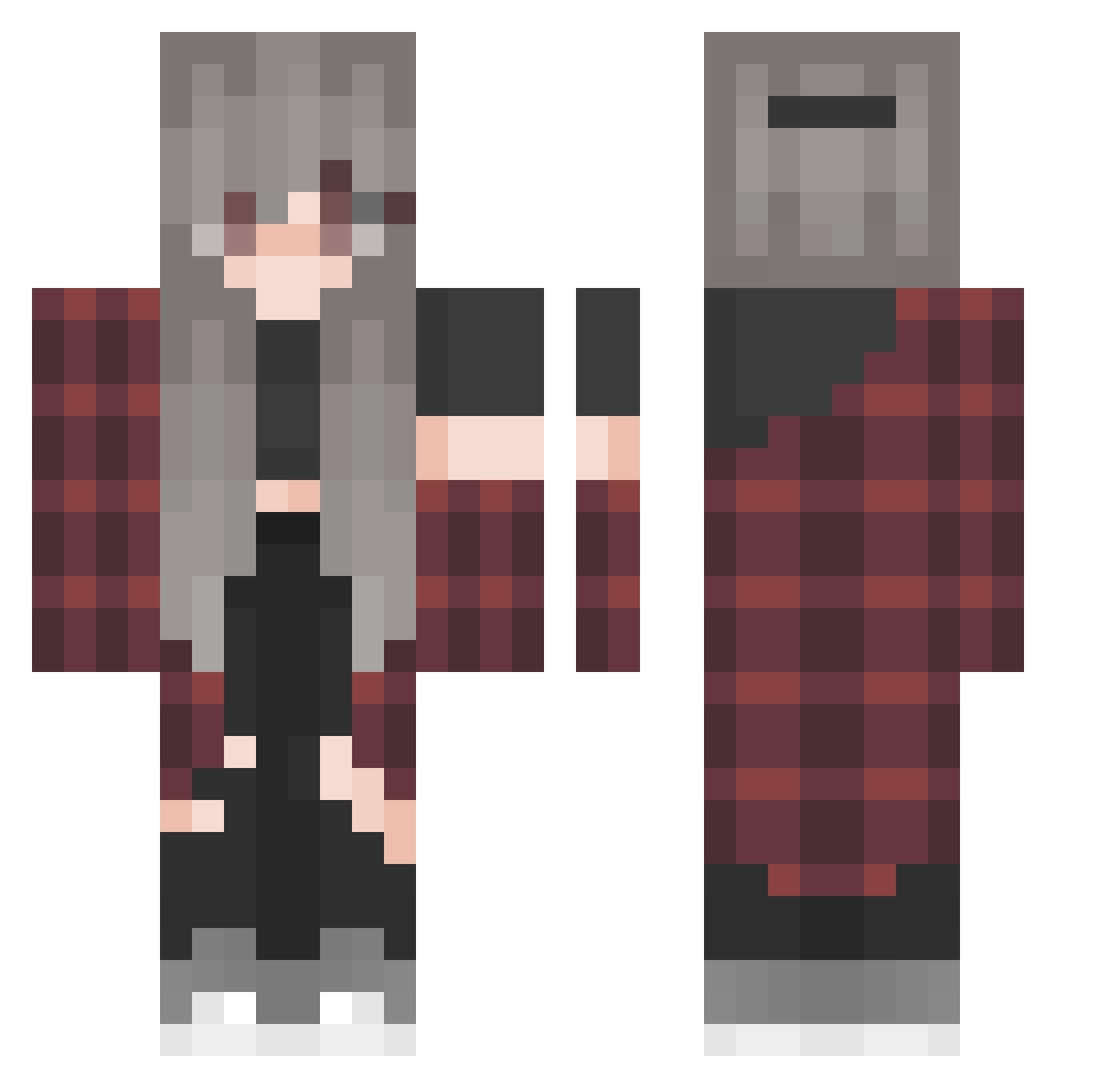 SLB_goncalo Minecraft skin, front and back view