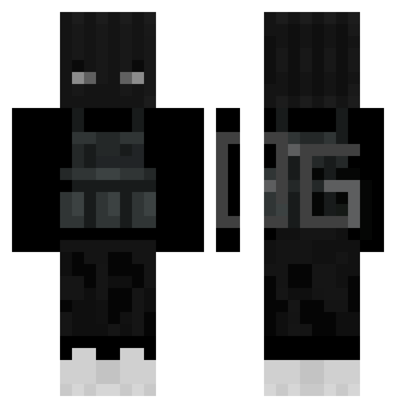Chaiwen Minecraft skin, front and back view