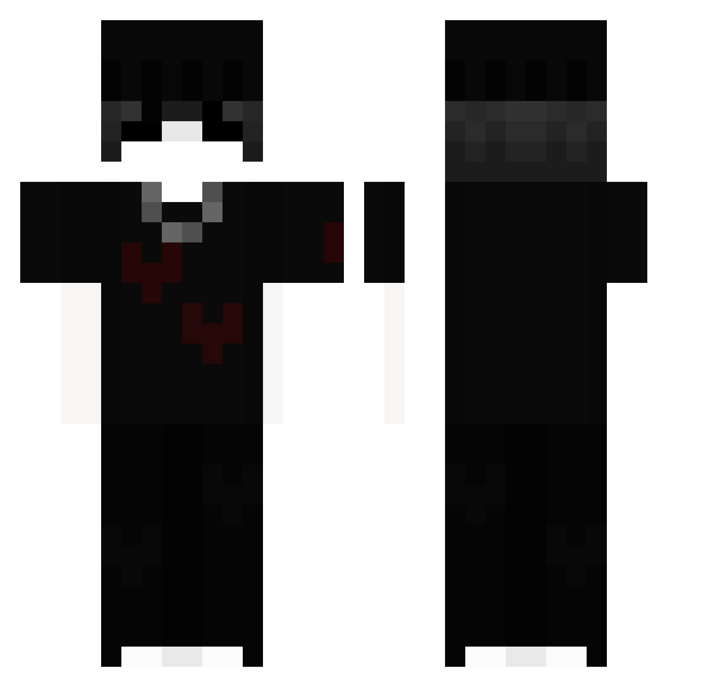 AdamastorPafunci Minecraft skin, front and back view