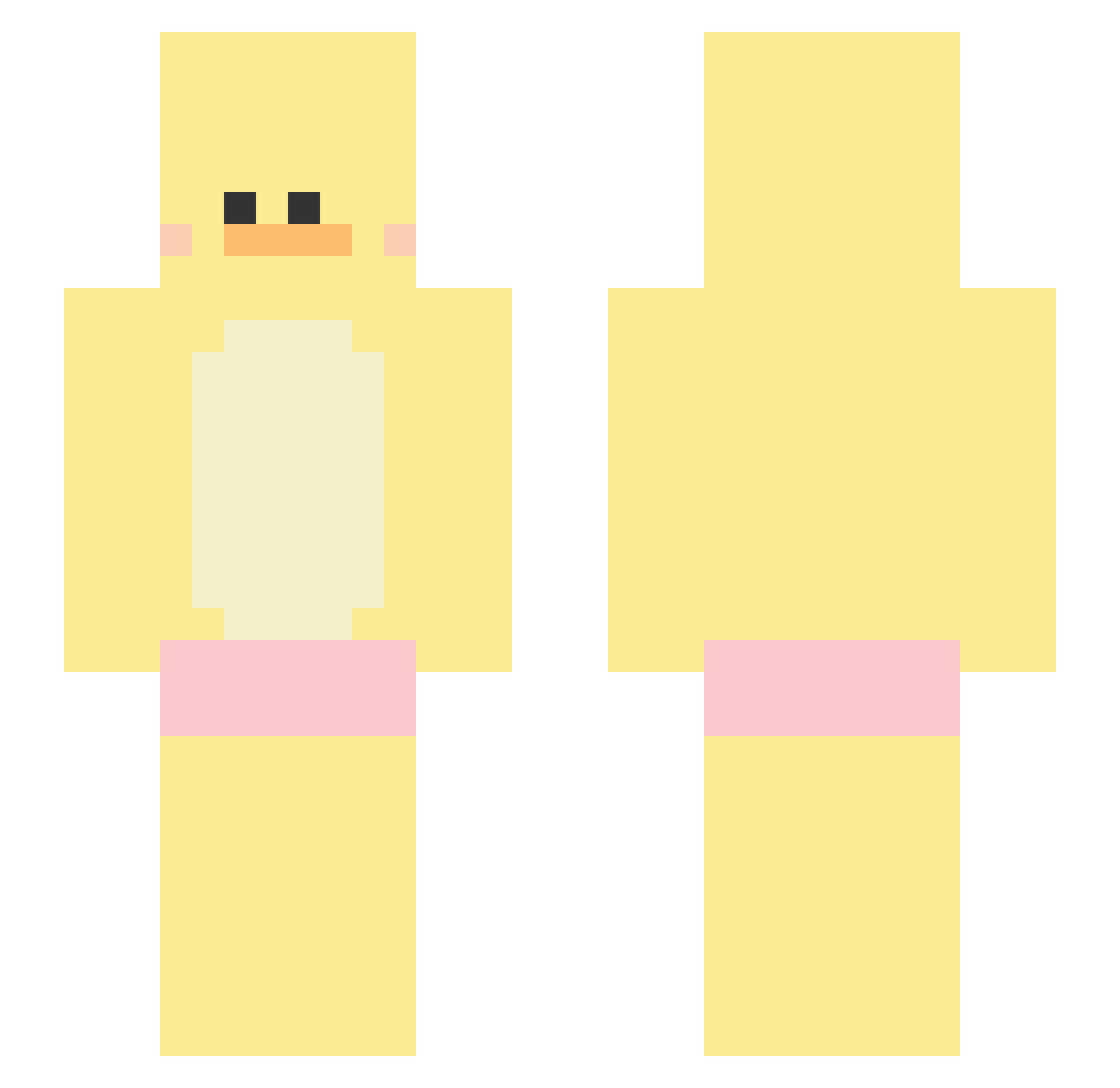 Abdou_Raouf Minecraft skin, front and back view