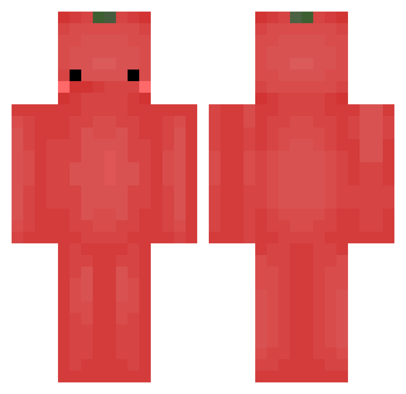 soppo_2 Minecraft skin, front and back view