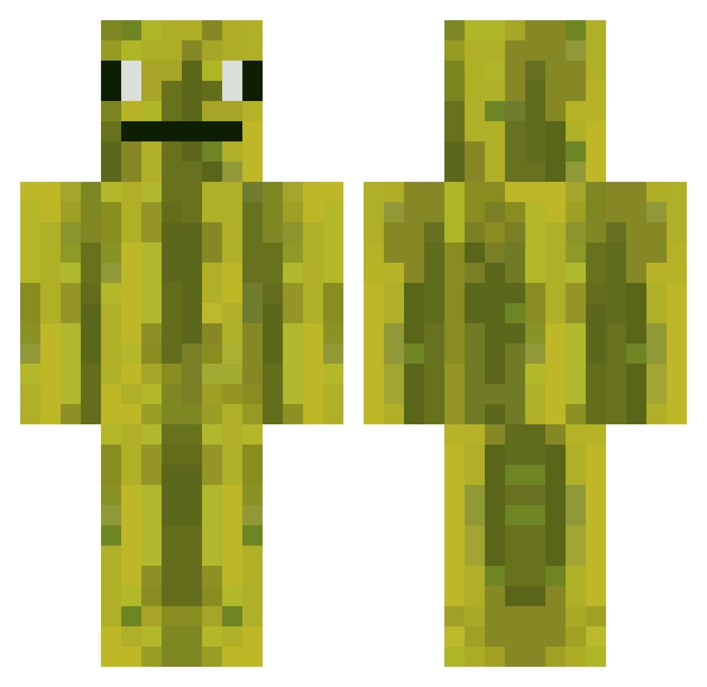 Velaino_SAMdia Minecraft skin, front and back view