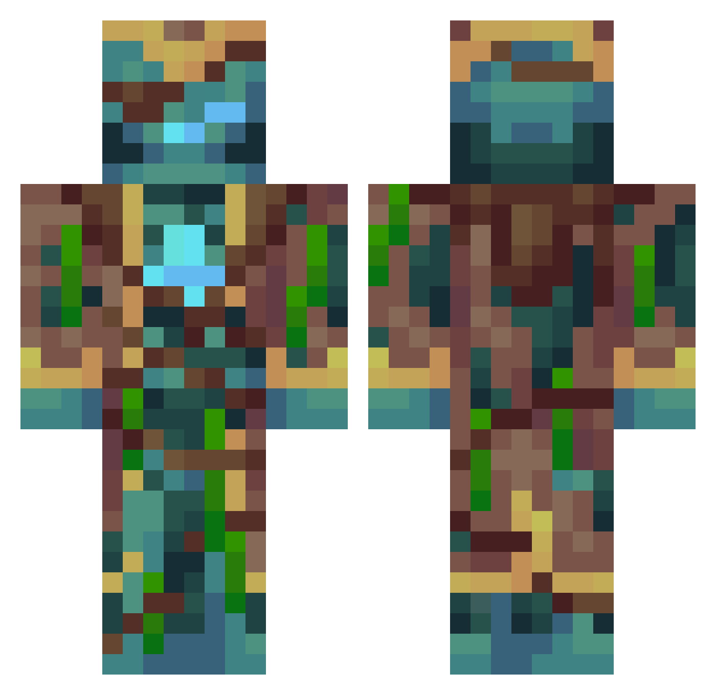 Gaulic - swamp Minecraft skin