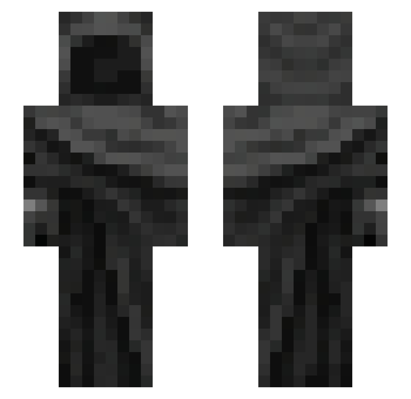 SupremeStar_ Minecraft skin, front and back view