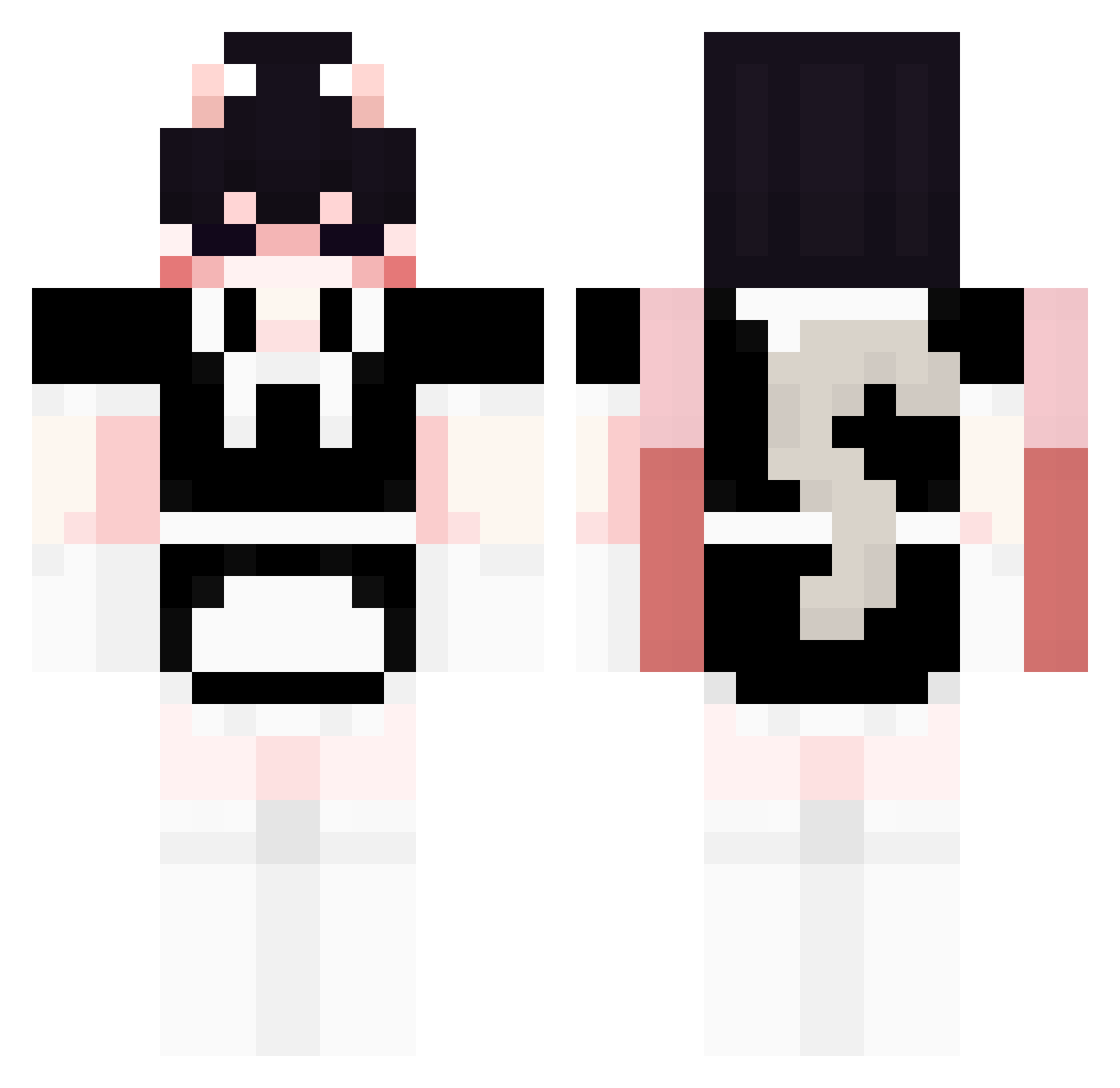 jere2793 Minecraft skin, front and back view