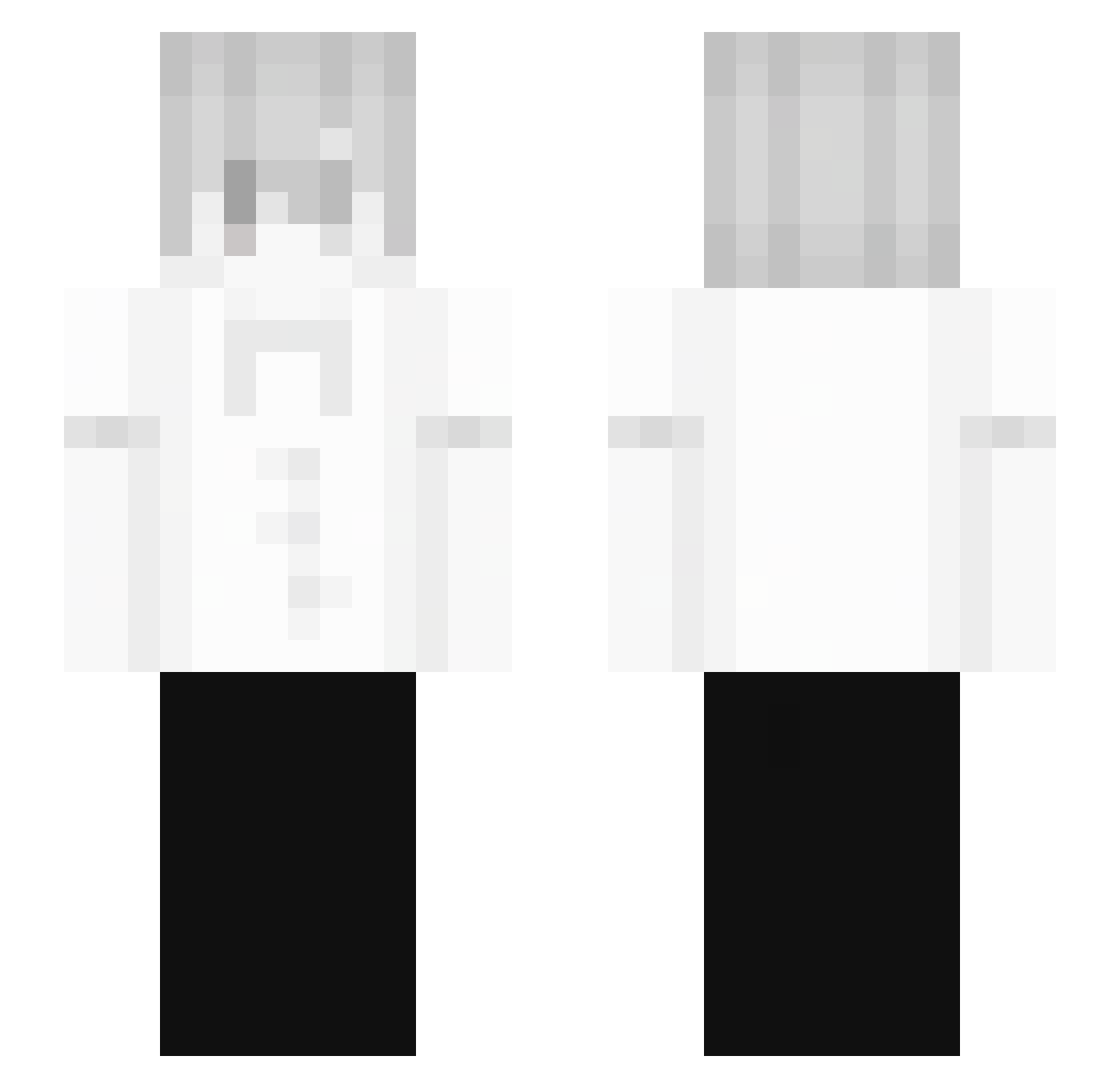x_xijinping Minecraft skin, front and back view