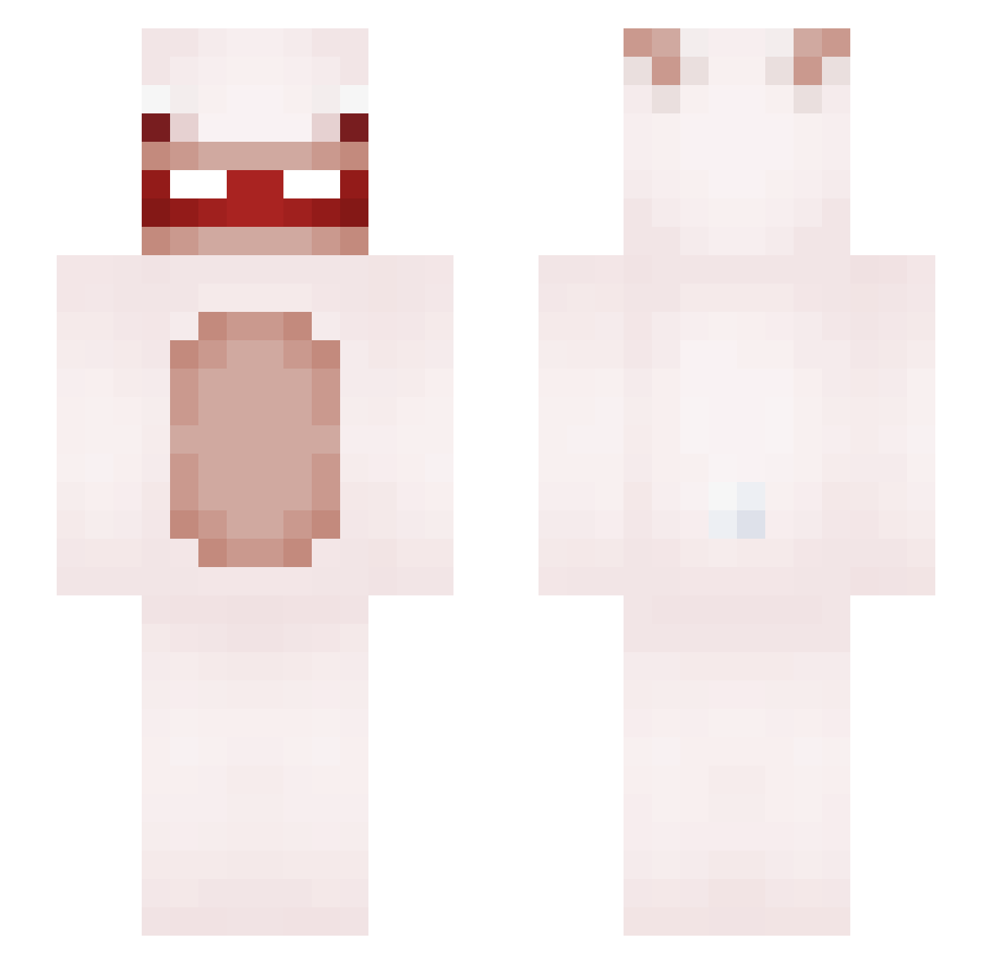 keta95 Minecraft skin, front and back view