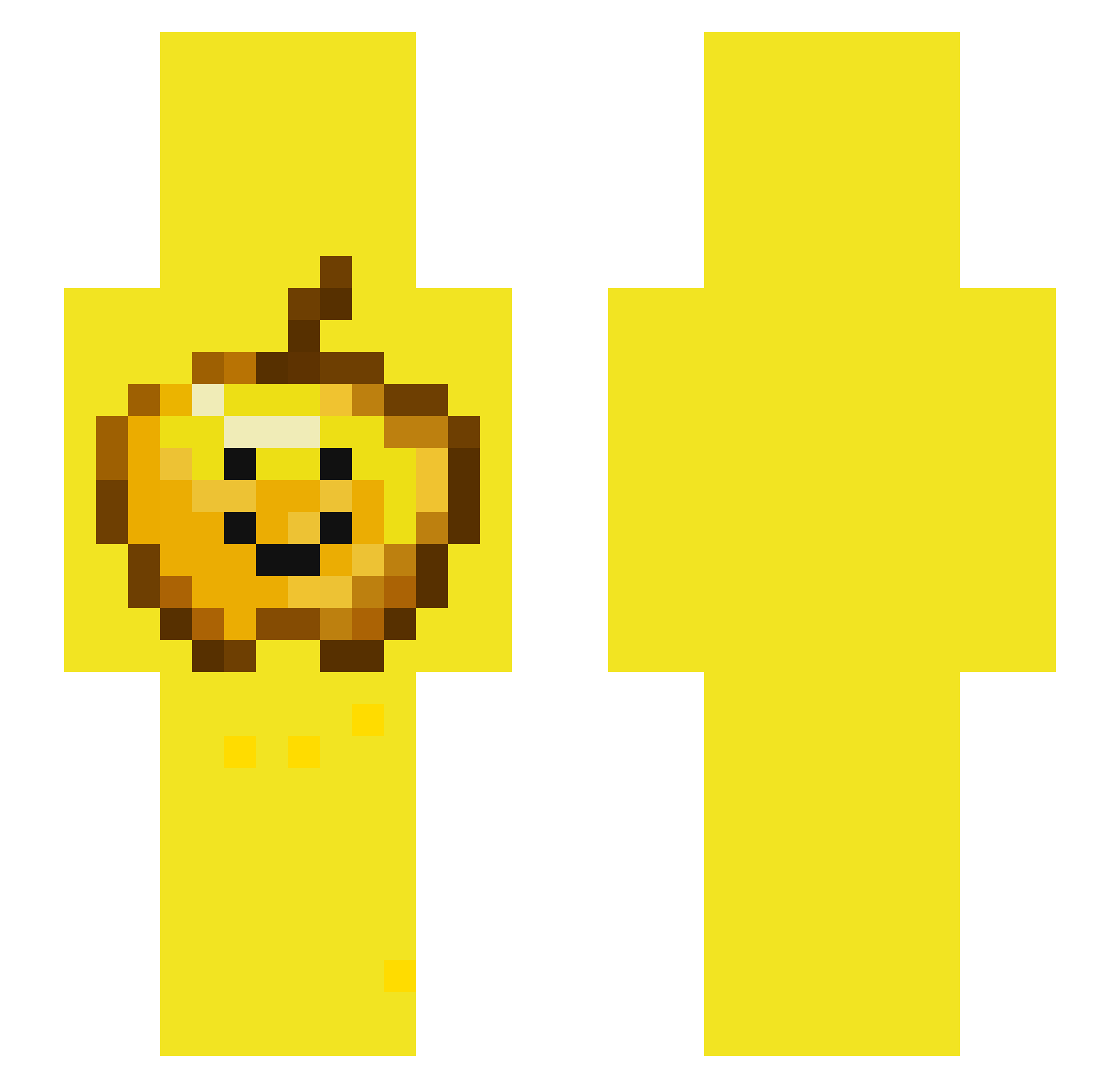 StrelecWiliams Minecraft skin, front and back view