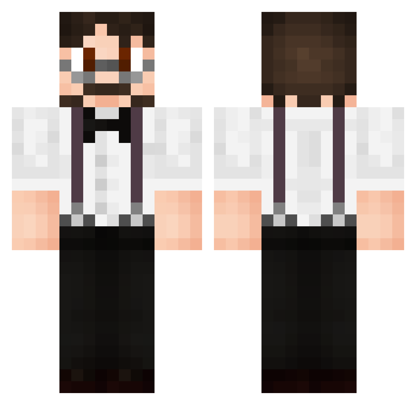 _ImGone Minecraft skin, front and back view
