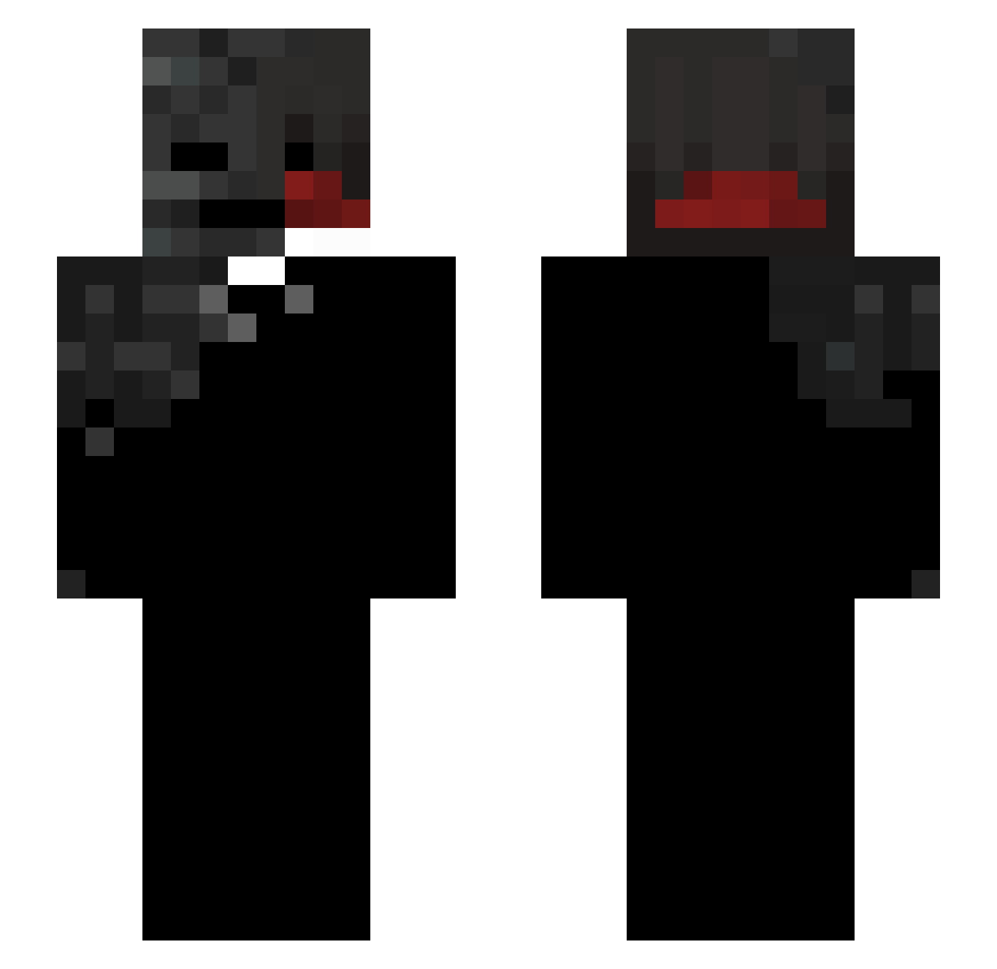 keoq12345 Minecraft skin, front and back view