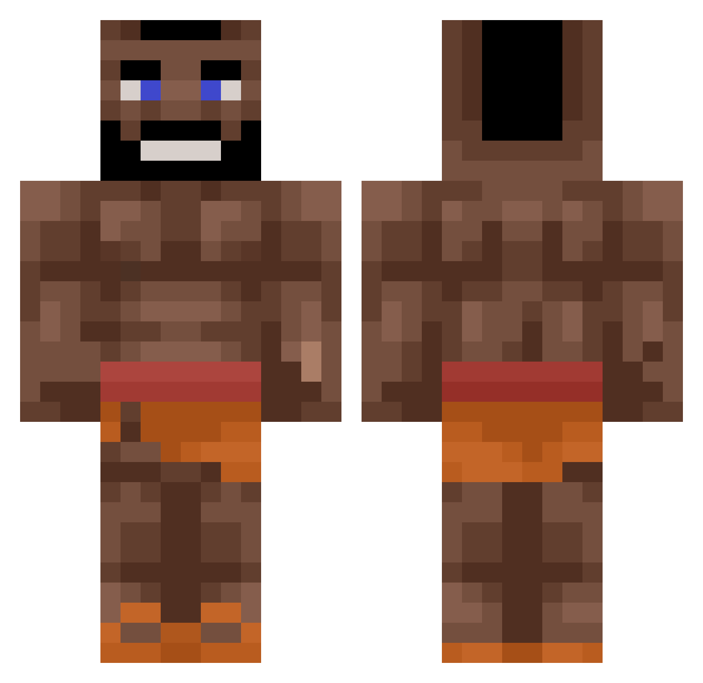 Johan_kaikkonen Minecraft skin, front and back view