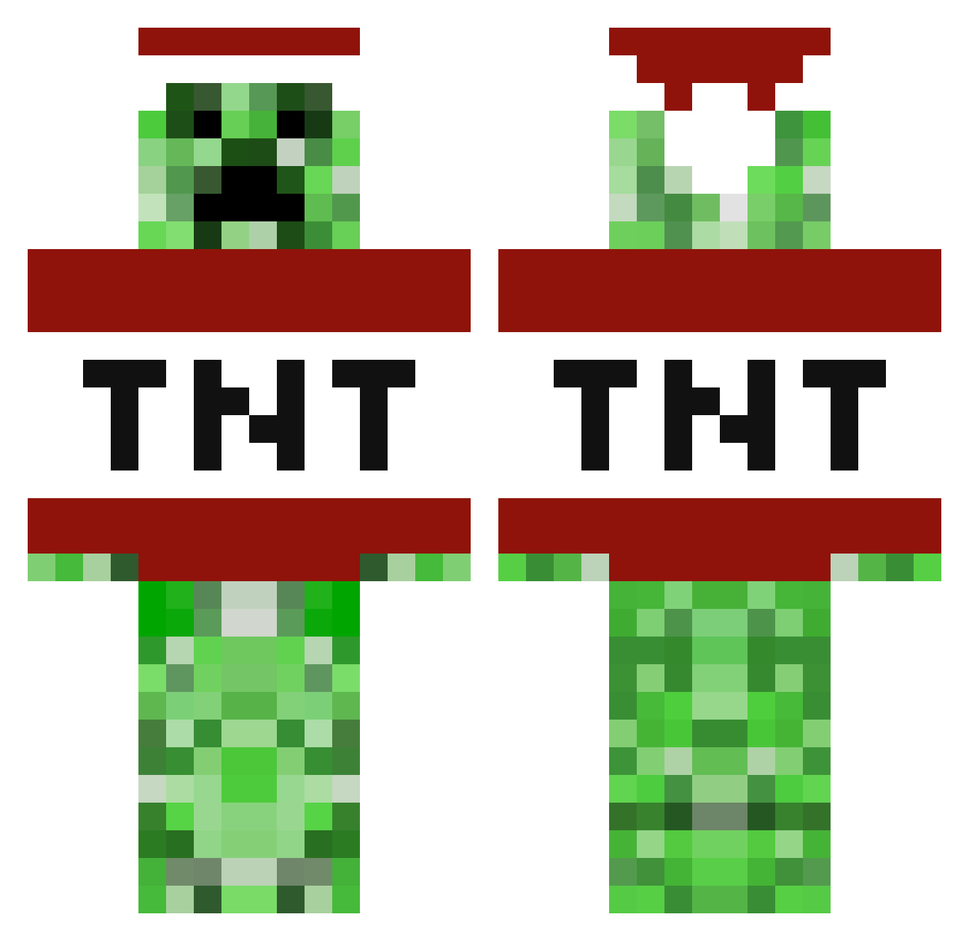 slipperynick Minecraft skin, front and back view
