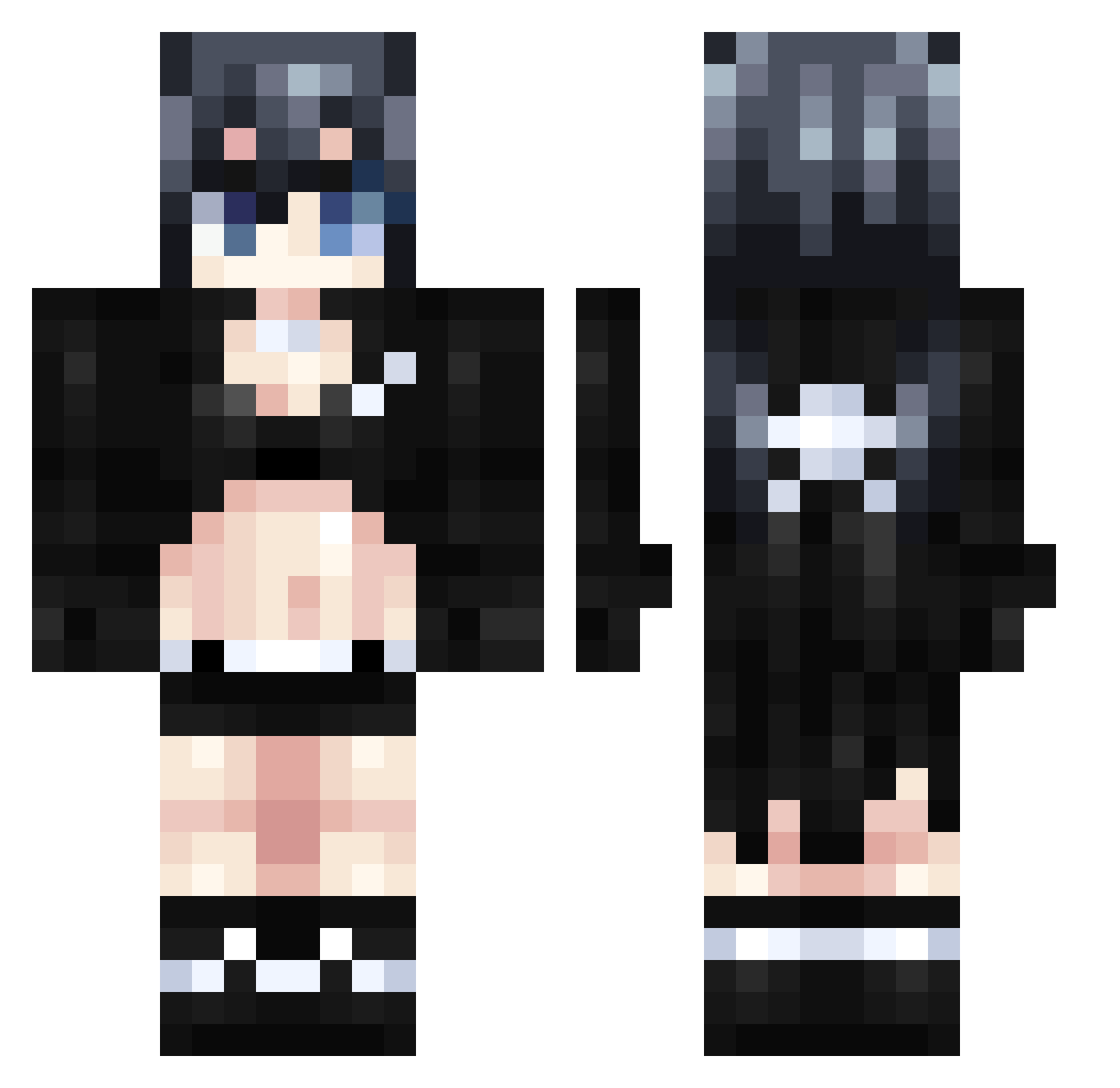 DiegooLion Minecraft skin, front and back view