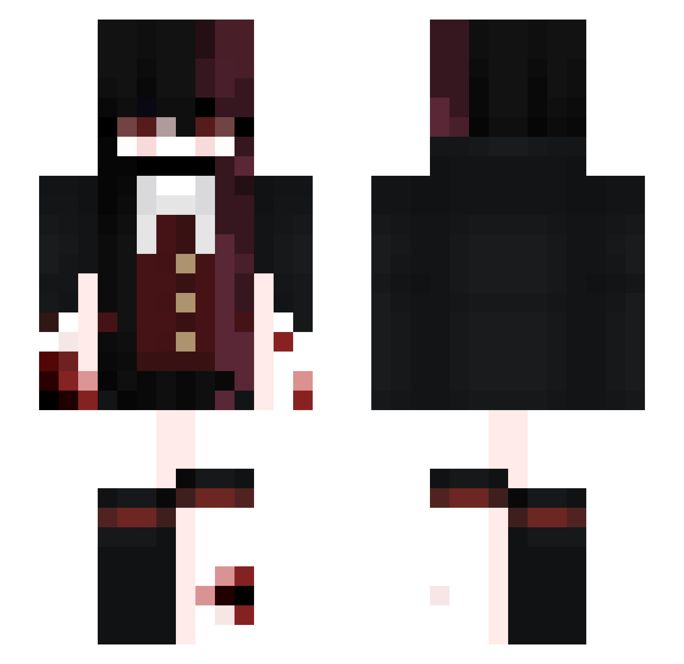 Margarita_1 Minecraft skin, front and back view