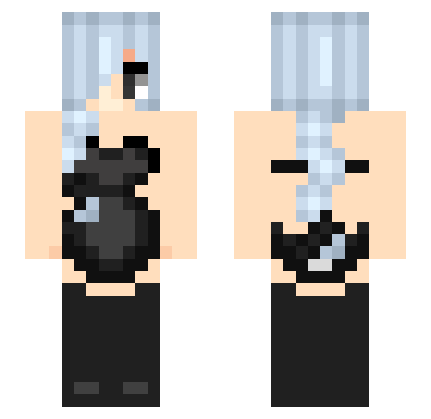 Murti_ Minecraft skin, front and back view