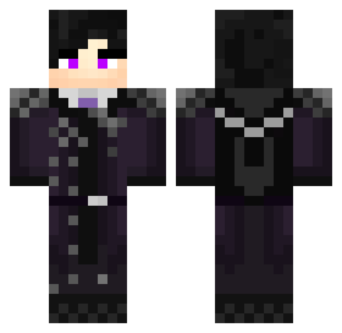 _Katyan_ Minecraft skin, front and back view