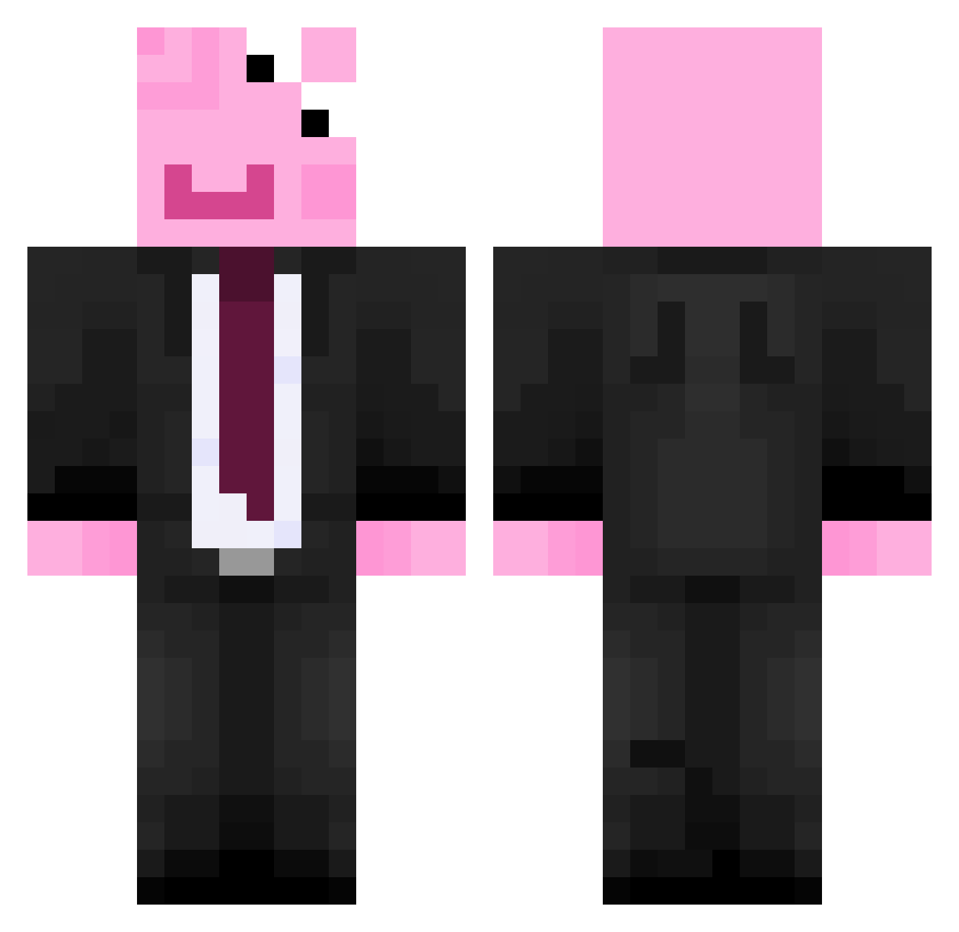 Roralis Minecraft skin, front and back view